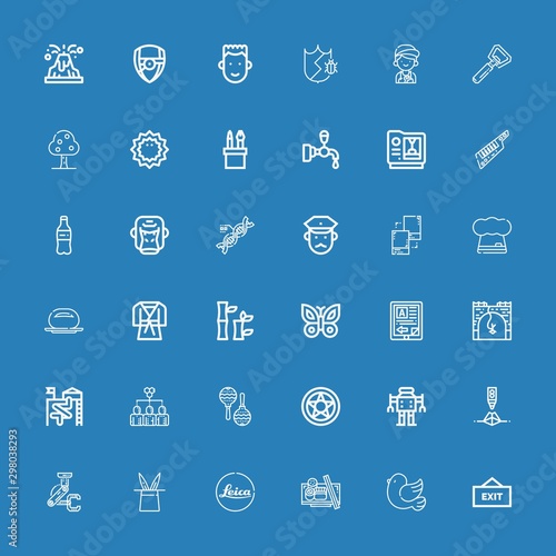 Editable 36 logo icons for web and mobile