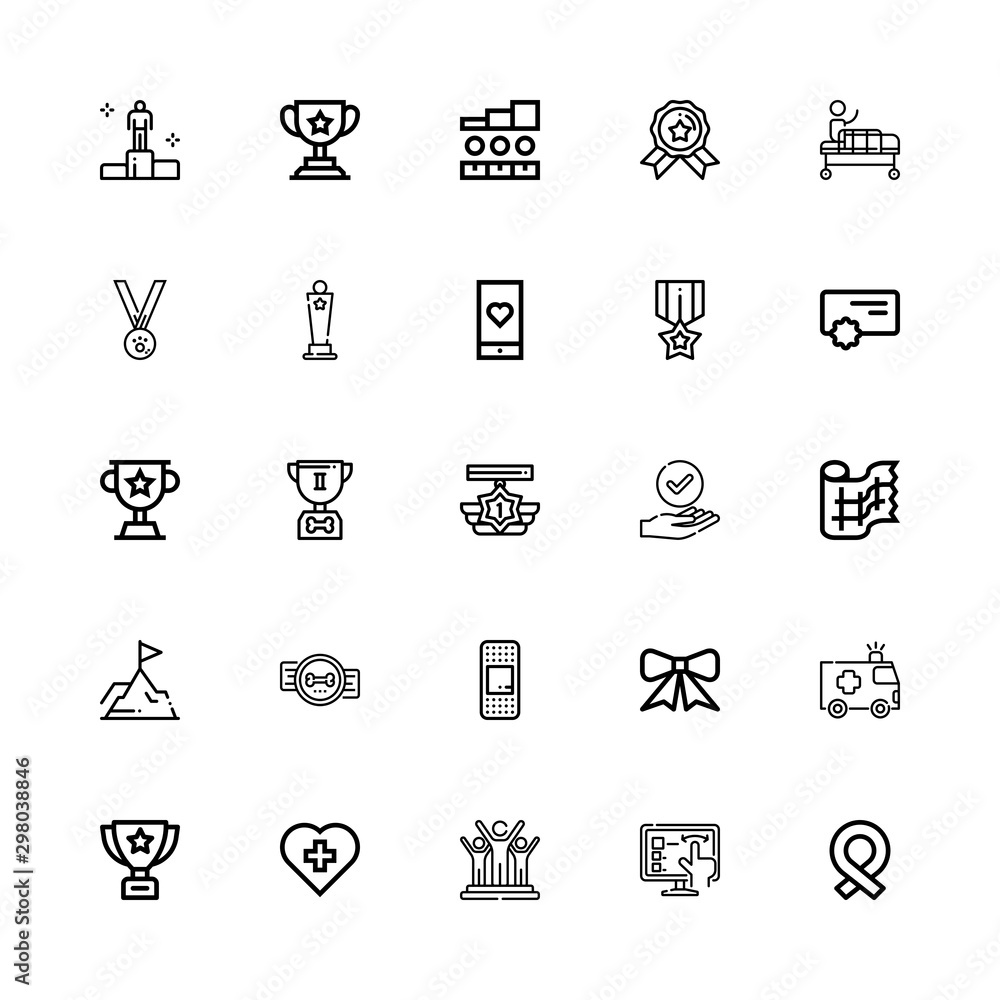 Editable 25 first icons for web and mobile Editable 25 first icons for web and mobile
