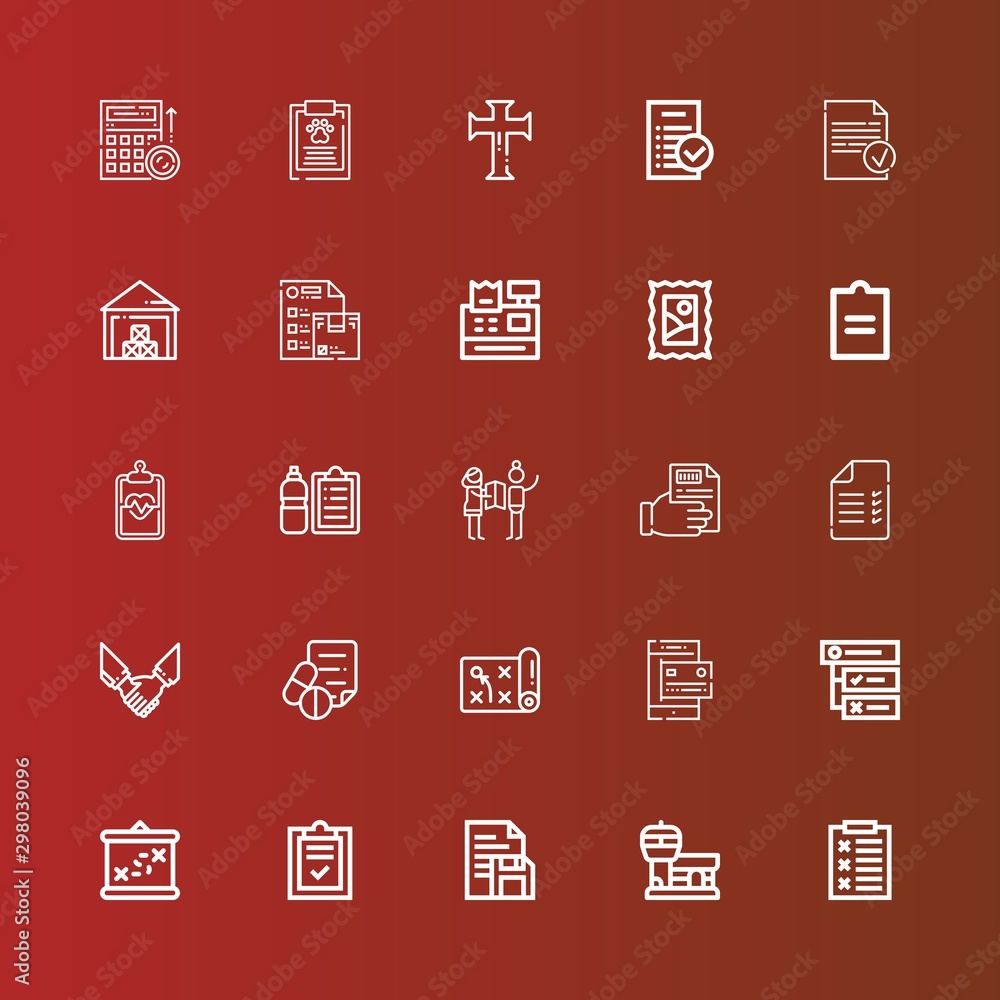 Editable 25 check icons for web and mobile Editable 25 check icons for web and mobile