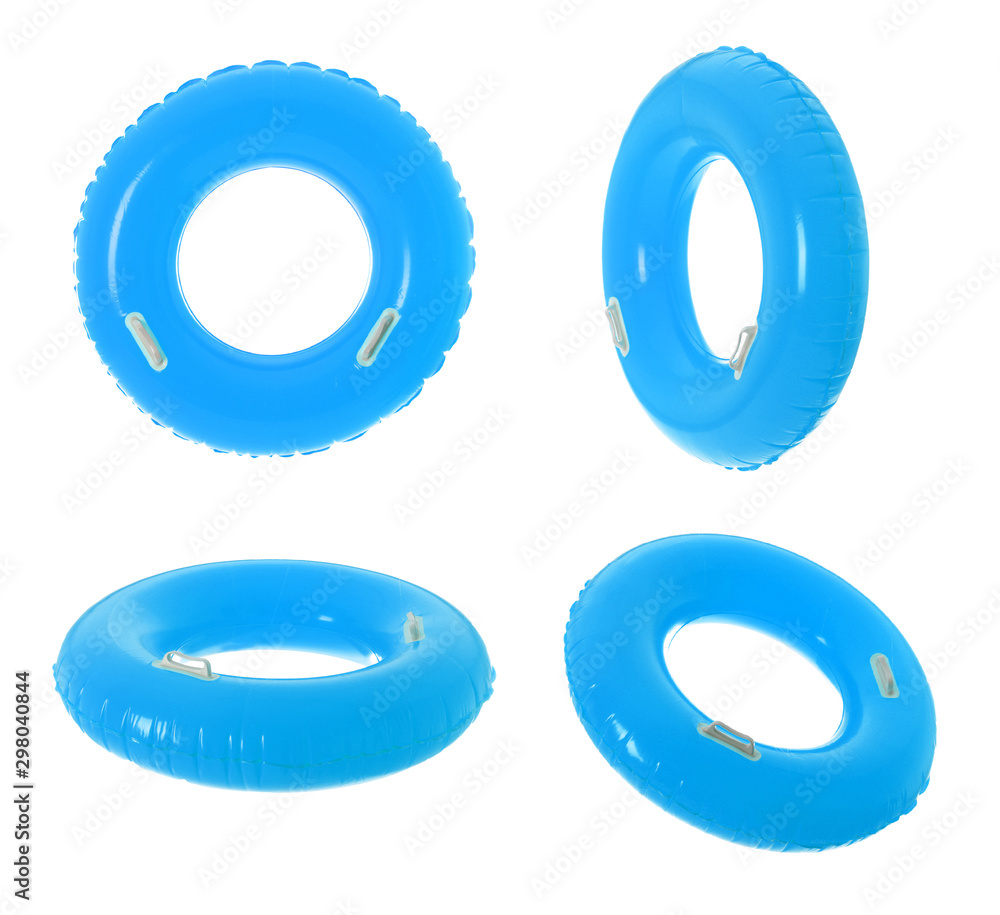 Inflatable rings on white background Inflatable rings on white background