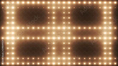 Flashing Lights Wall VJ Stage Loop