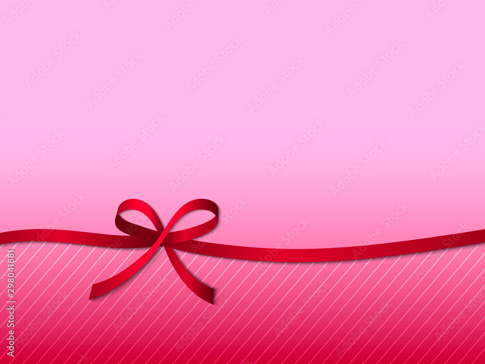 Abstract background with red bow. Vector illustration for poster Abstract background with red bow. Vector illustration for poster