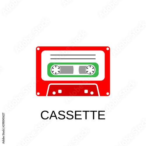 Audio Cassette icon. Audio Cassette symbol design. Stock - Vector illustration can be used for web.