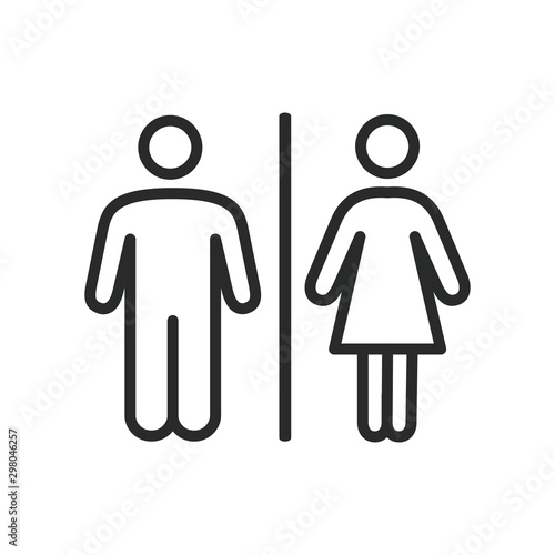 toilet sign icon vector design illustration