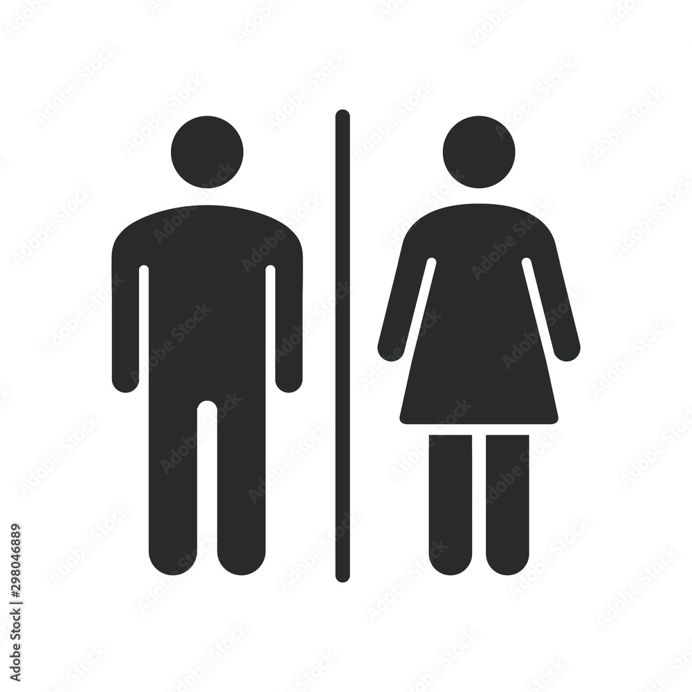 toilet sign icon vector design illustration toilet sign icon vector design illustration