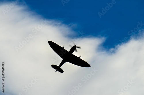 Airplane silhouette