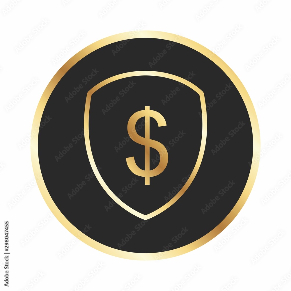 Shield Dollar Icon For Your Design,websites and projects. Shield Dollar Icon For Your Design,websites and projects.