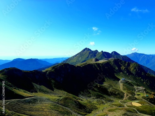 view of mountains