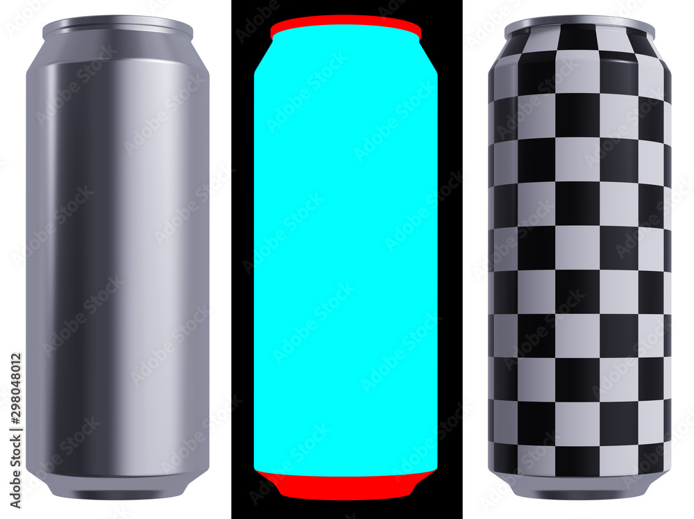 Alloy Beer or Soda can. 17 oz or 16 oz (500 ml, 50 cl, 0.5 l) Volume. Isolated High Resolution 3D Render on a White. The Layout Kit Includes Alphas and Checker for Accurate Labeling. Alloy Beer or Soda can. 17 oz or 16 oz (500 ml, 50 cl, 0.5 l) Volume. Isolated High Resolution 3D Render on a White. The Layout Kit Includes Alphas and Checker for Accurate Labeling.