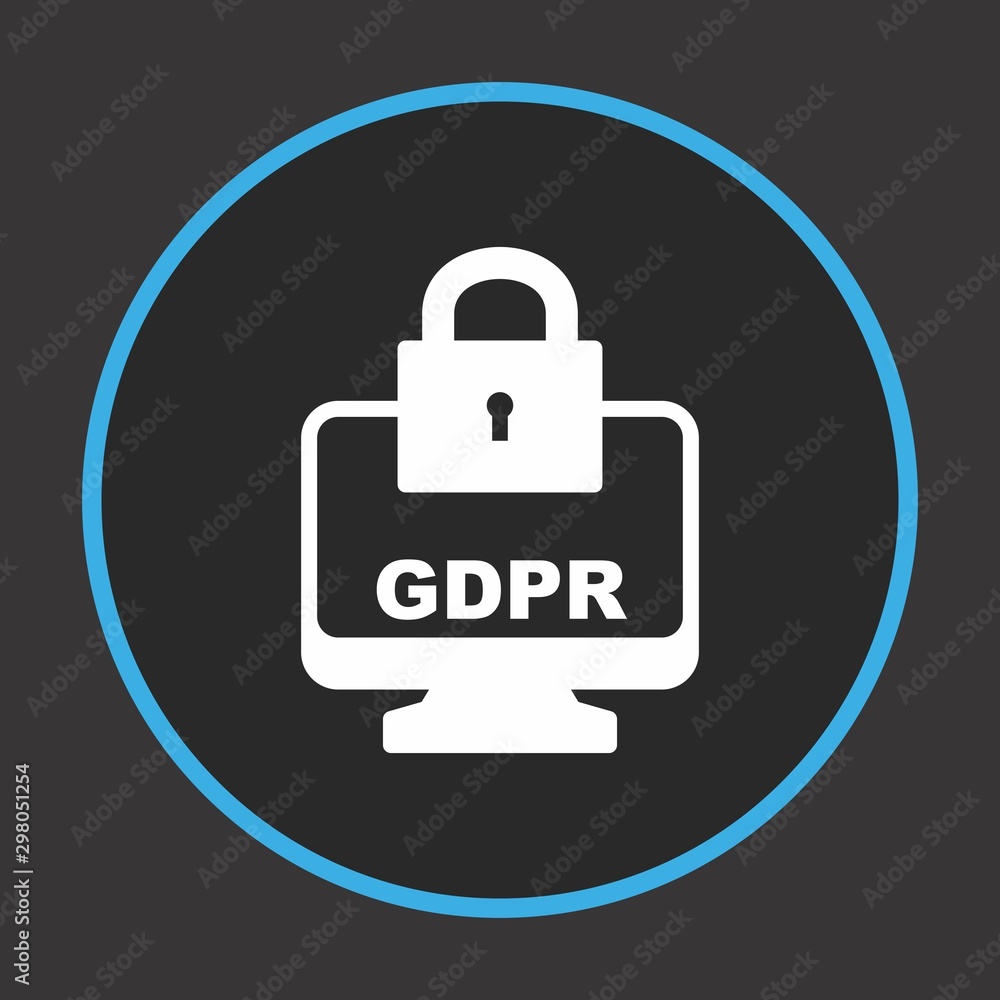 GDPR Security Lock Screen Icon For Your Design,websites and projects. GDPR Security Lock Screen Icon For Your Design,websites and projects.