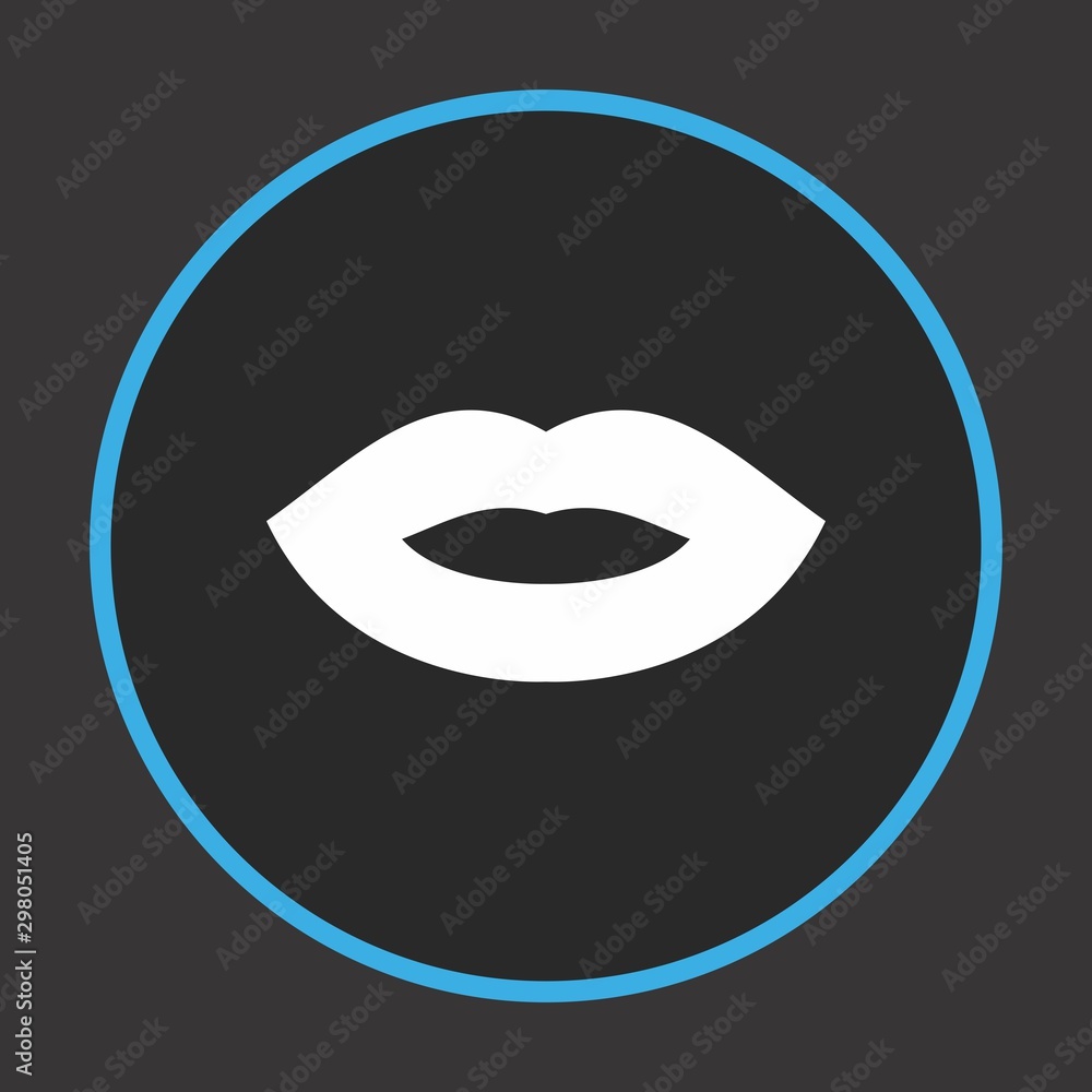 Lips Icon For Your Design,websites and projects.