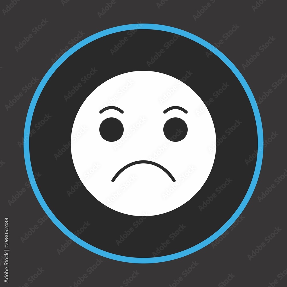 Sad Emoji Icon For Your Design,websites and projects. Sad Emoji Icon For Your Design,websites and projects.