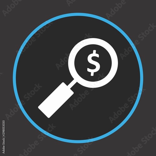 Money Search Icon For Your Design,websites and projects.