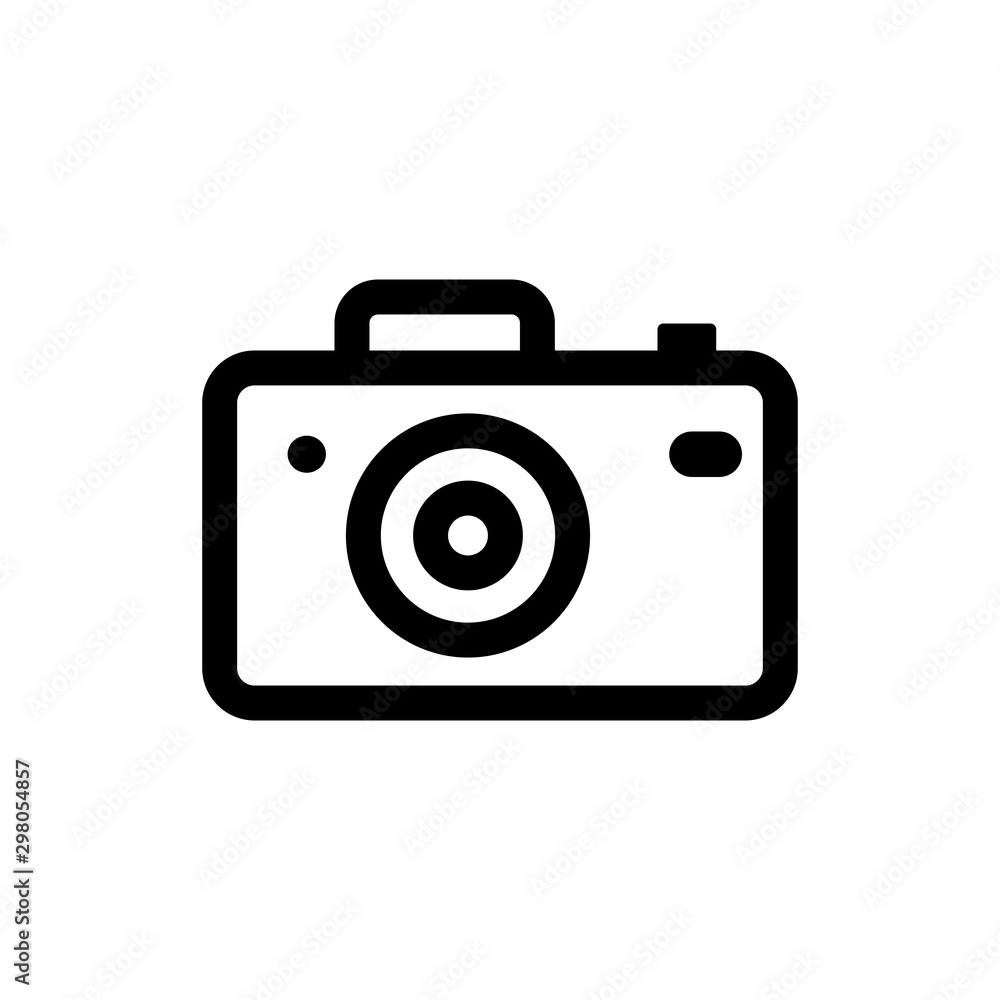 camera icon vector in simple style template camera icon vector in simple style template
