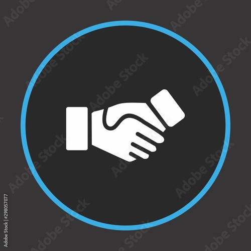 Handshake Icon For Your Design,websites and projects..