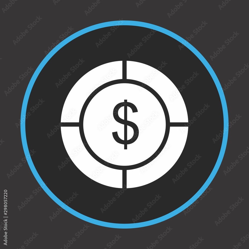 Dollar Target Icon For Your Design,websites and projects. Dollar Target Icon For Your Design,websites and projects.