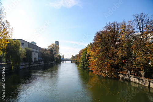 View from the Ludwigsbrücke in Munich