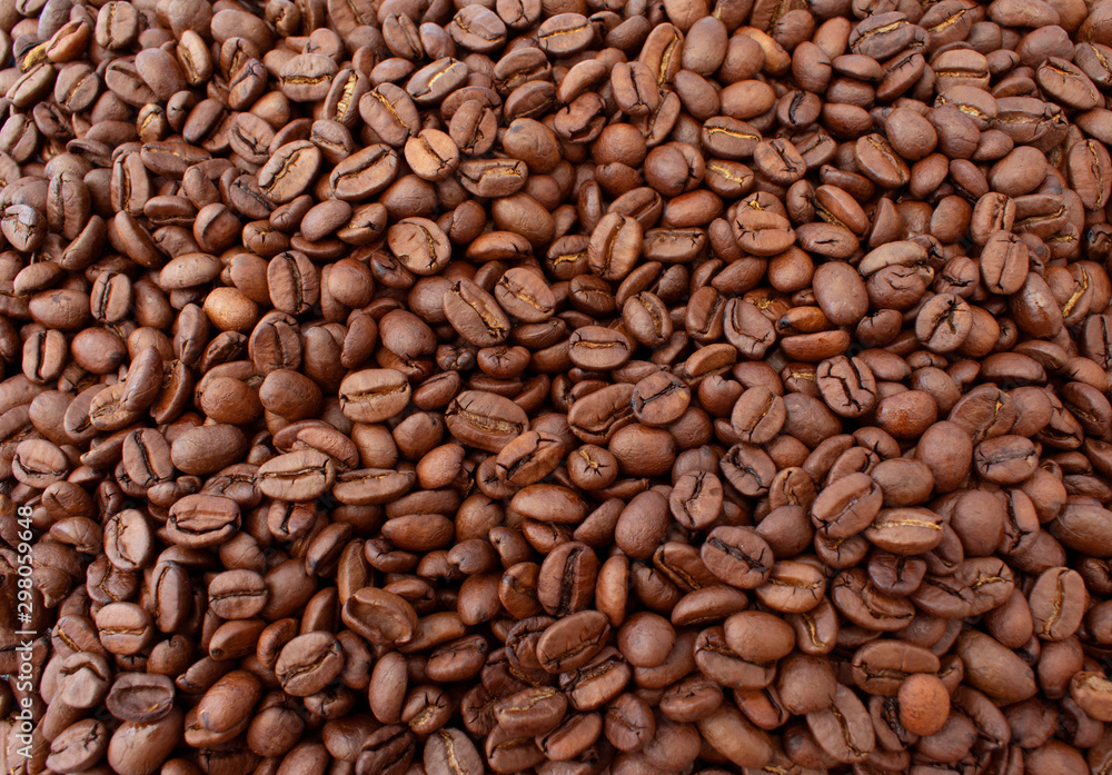 roasted coffee beans, can be used as a background roasted coffee beans, can be used as a background