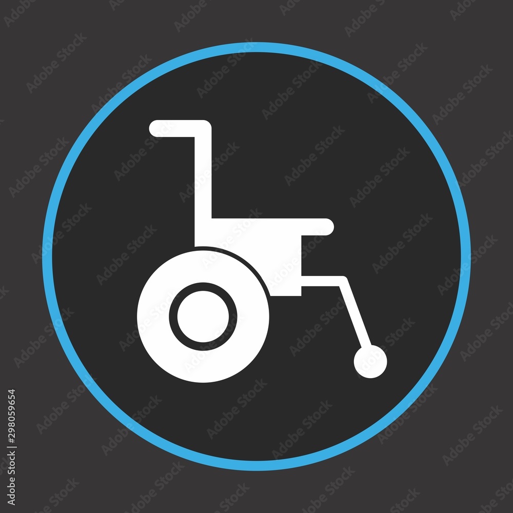 Wheel chair Icon For Your Design,websites and projects. Wheel chair Icon For Your Design,websites and projects.