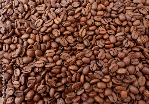 roasted coffee beans, can be used as a background