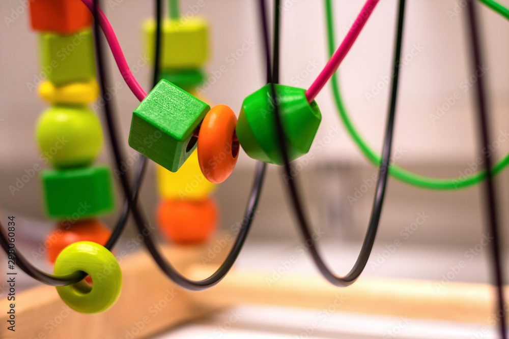 A fragment of an educational game for children / soft focus. A fragment of an educational game for children / soft focus.