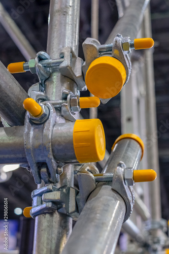 Scaffolding clamp For construction or work on high.