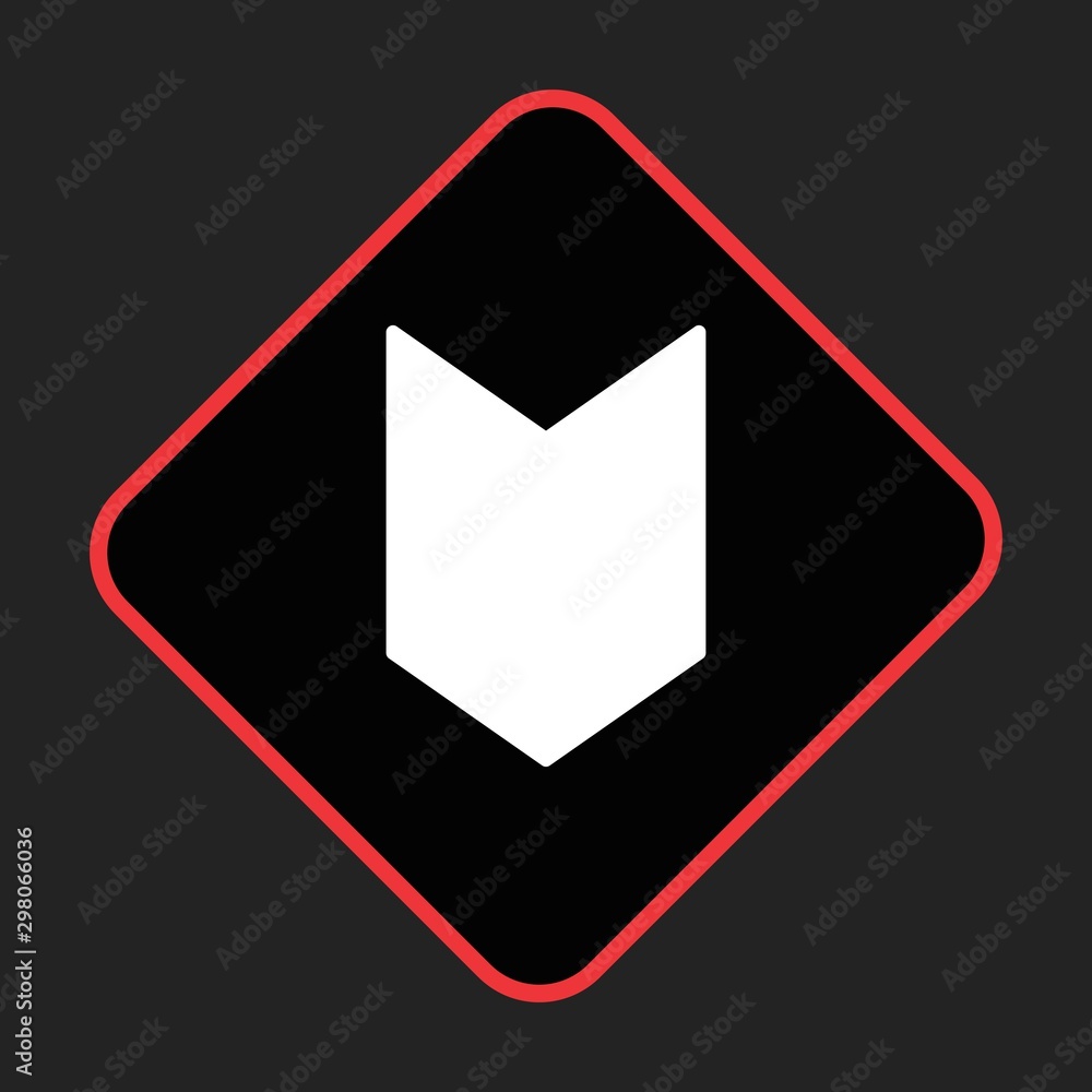 Downward Arrow Icon For Your Design,websites and projects.