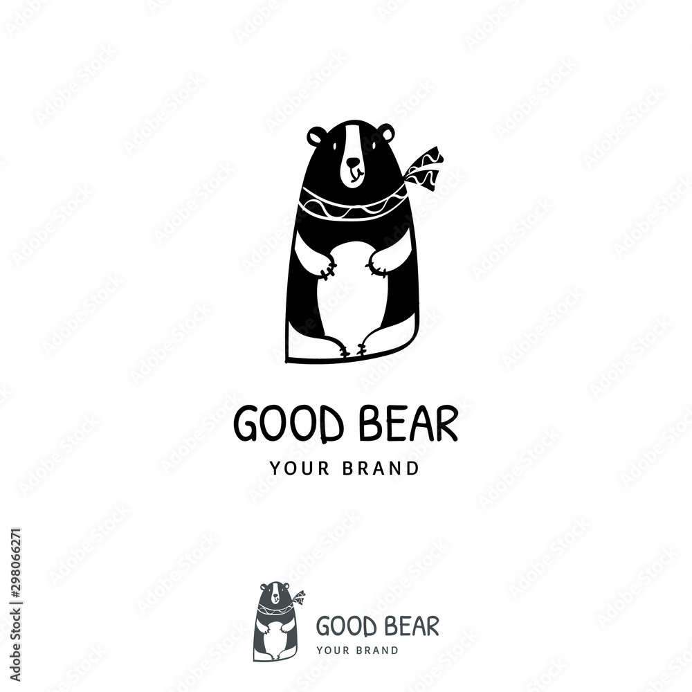 good bear, baby logo, for kids company good bear, baby logo, for kids company