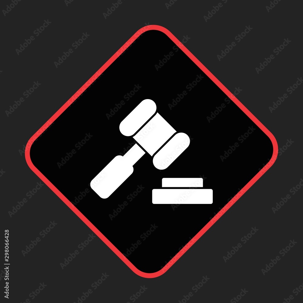 Law Hammer Icon For Your Design,websites and projects. Law Hammer Icon For Your Design,websites and projects.