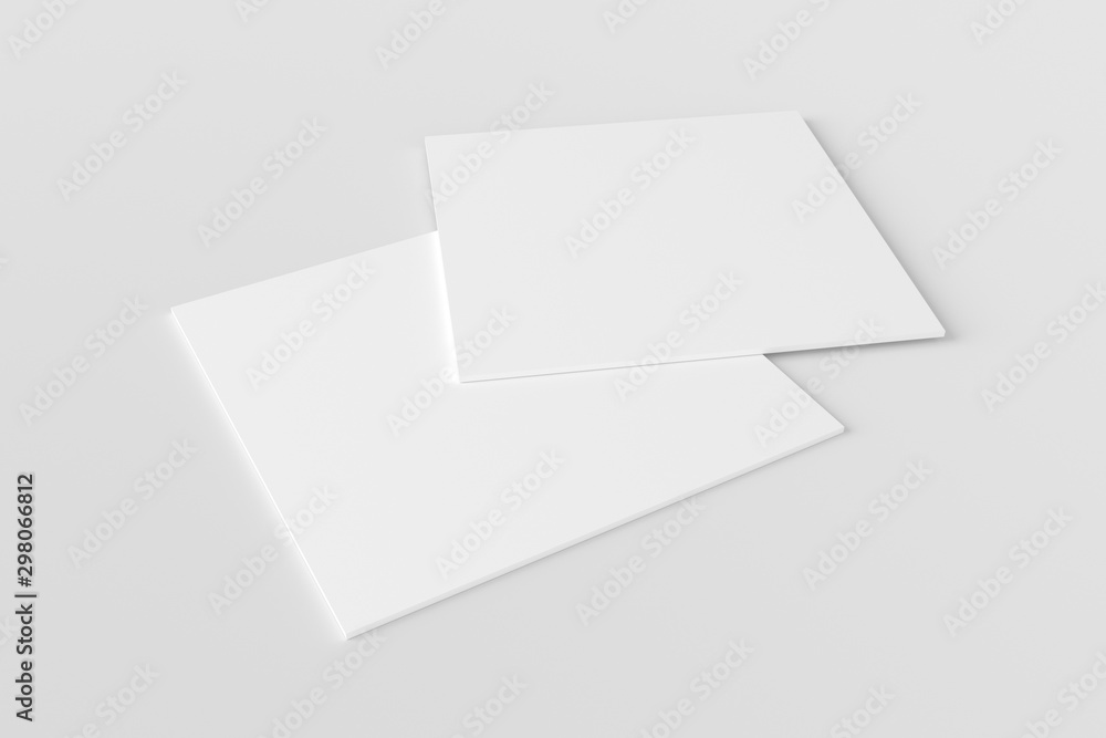Square Business Card White Blank Mockup Square Business Card White Blank Mockup