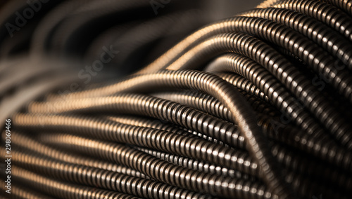 Wallpaper Mural Huge golden bundle of metal flexible shield Torontodigital.ca