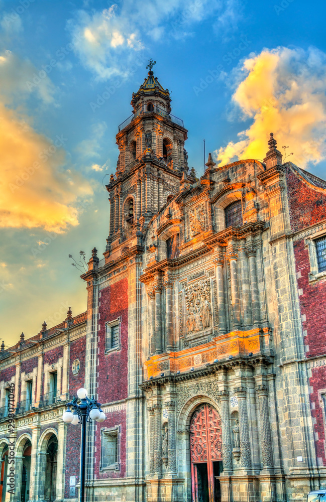 Obraz premium Santo Domingo Church in Mexico City