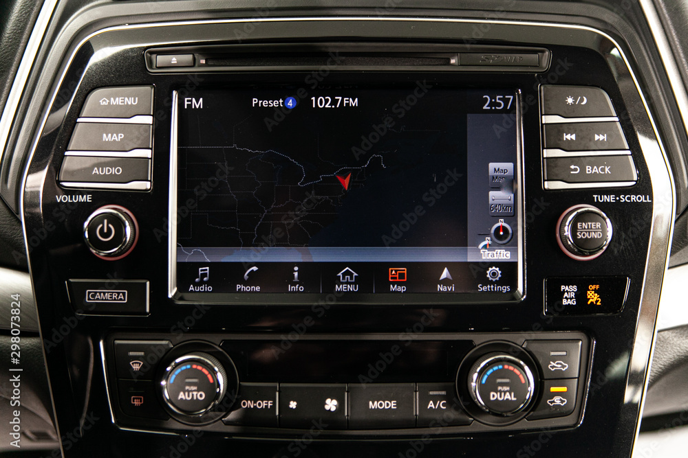 Fototapeta premium dashboard of a car