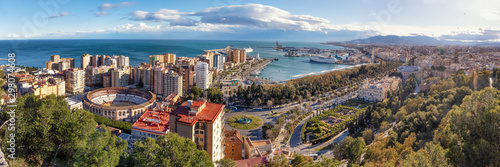 Málaga, View from Alcazaba, Spain