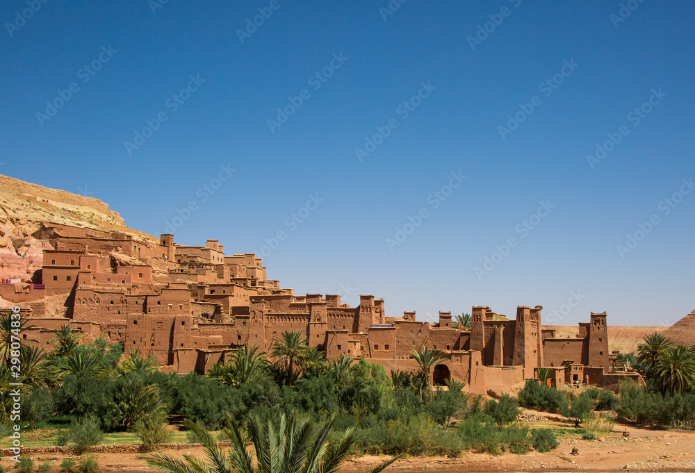 Ciudad de Marruecos compuesta de Arcilla