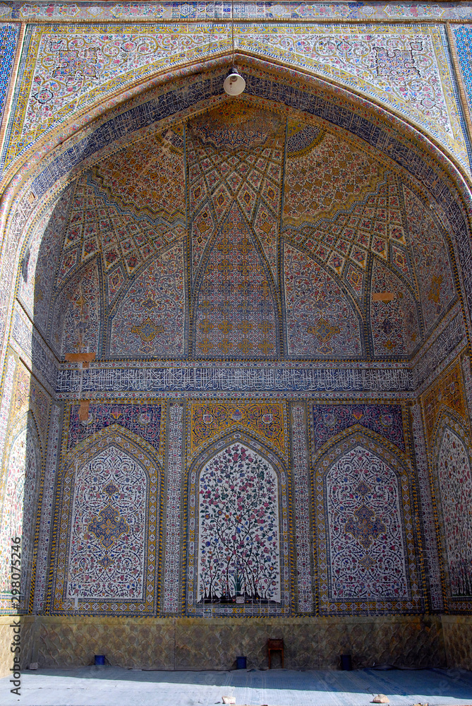 Masjed-e Vakil mosque (Zand period, 18th century). Shiraz, Iran.