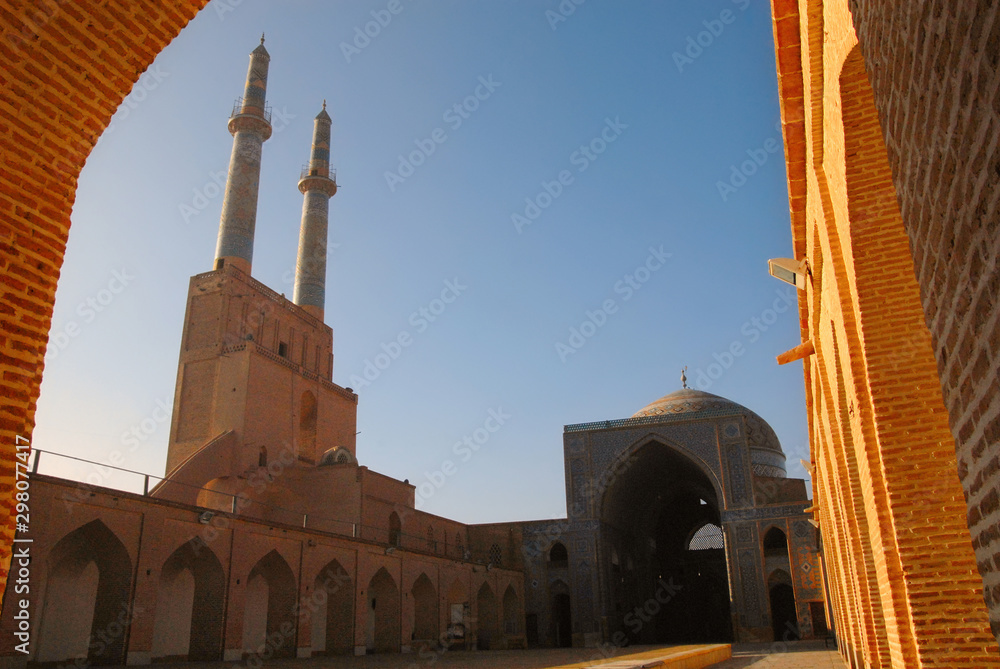 Jameh mosque. Yazd, Iran.