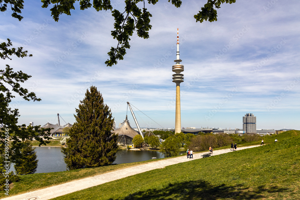 Obraz premium Olympiazentrum Park München