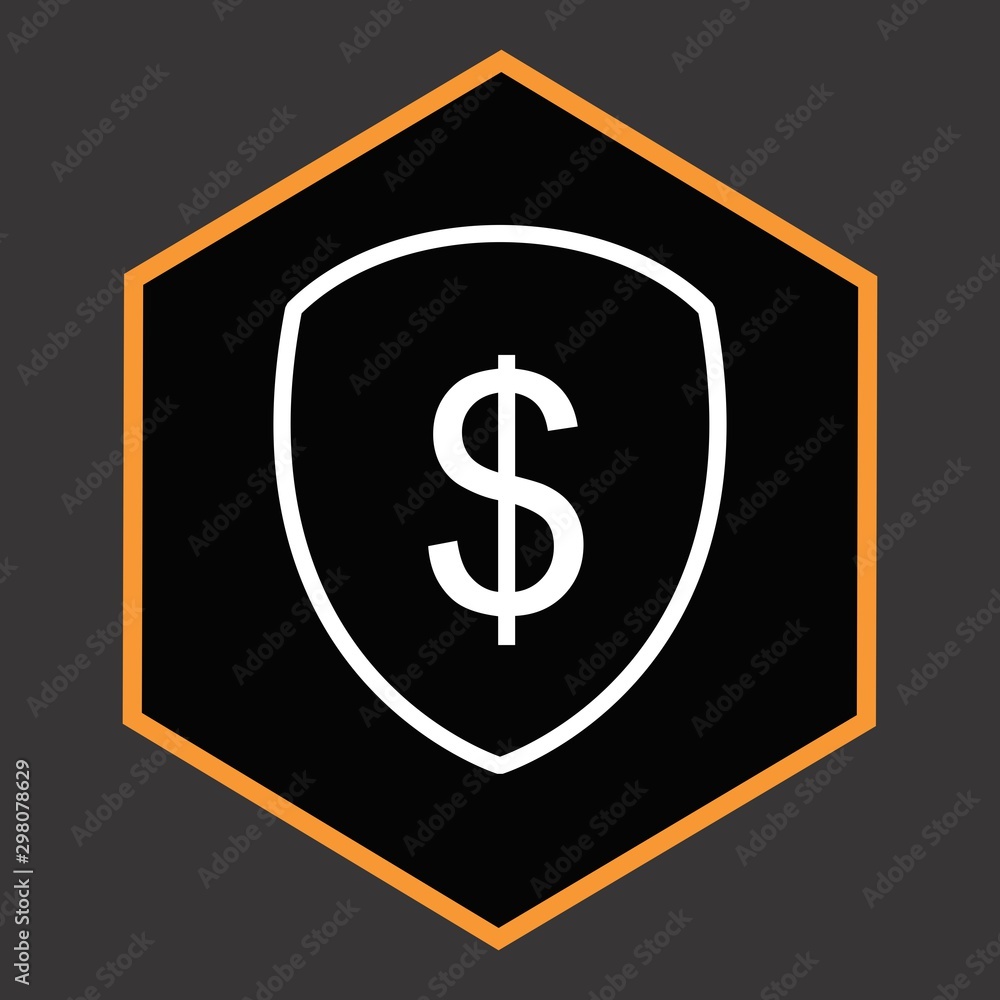 Shield Dollar Icon For Your Design,websites and projects. Shield Dollar Icon For Your Design,websites and projects.