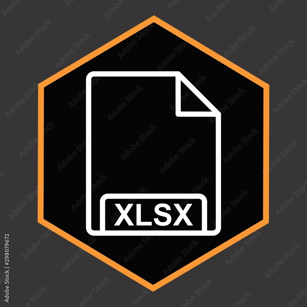XLSX Icon For Your Design,websites and projects. XLSX Icon For Your Design,websites and projects.