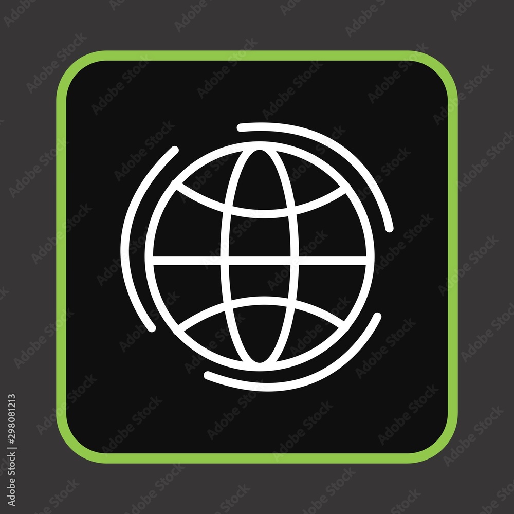 Globe Icon For Your Design,websites and projects. Globe Icon For Your Design,websites and projects.