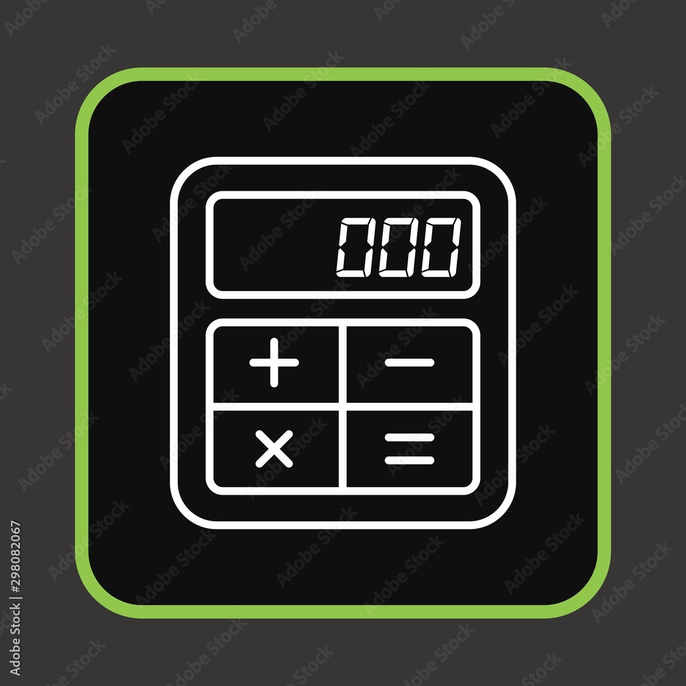 Calculator Icon For Your Design,websites and projects. Calculator Icon For Your Design,websites and projects.