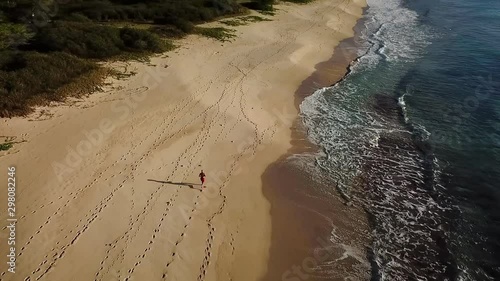 Hawaii - Running at the beach and following me with drone 6 photo