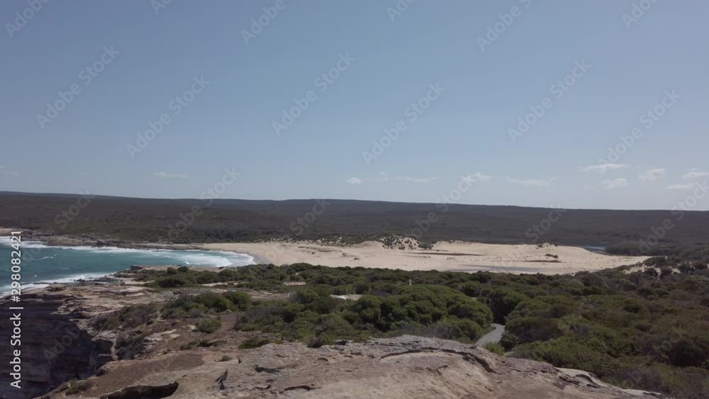 Pan shot of the cliffs in the Royal National Park in Sidney. Pan shot of the cliffs in the Royal National Park in Sidney.