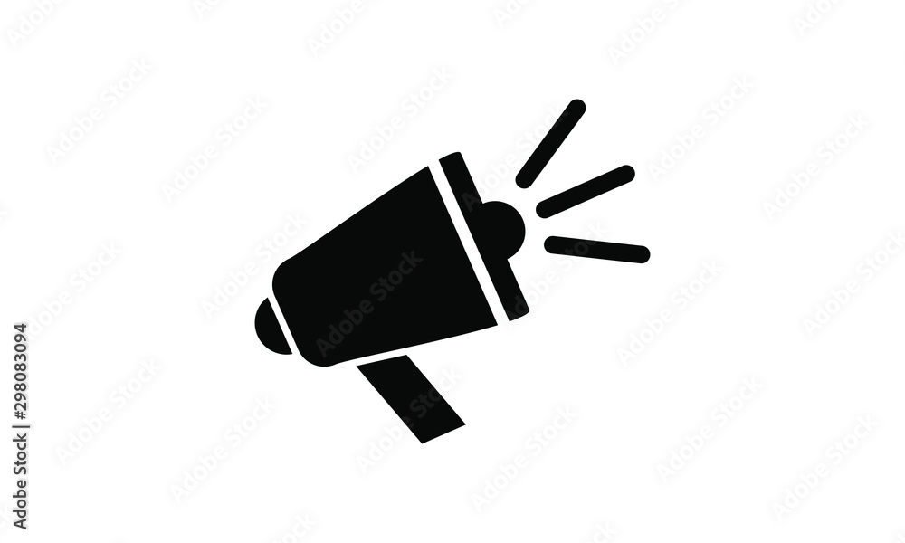 megaphone icon vector megaphone icon vector