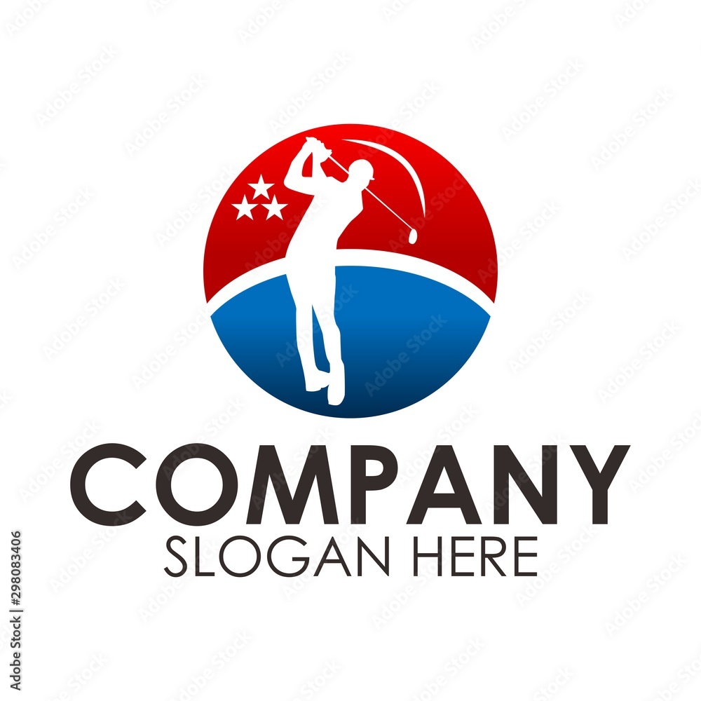 Golf Logo vector design template