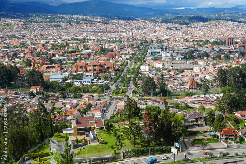 Quenca Ecuador Hillside View