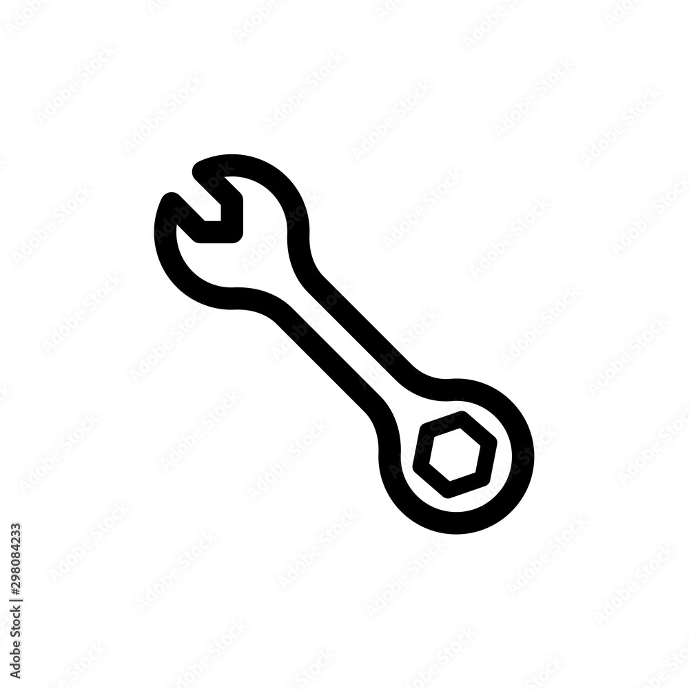 wrench icon , vector illustration wrench icon , vector illustration