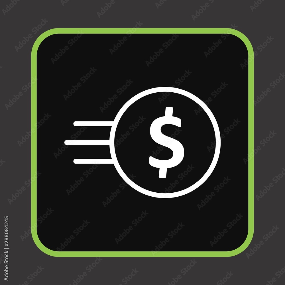 Fast Coin Icon For Your Design,websites and projects. Fast Coin Icon For Your Design,websites and projects.