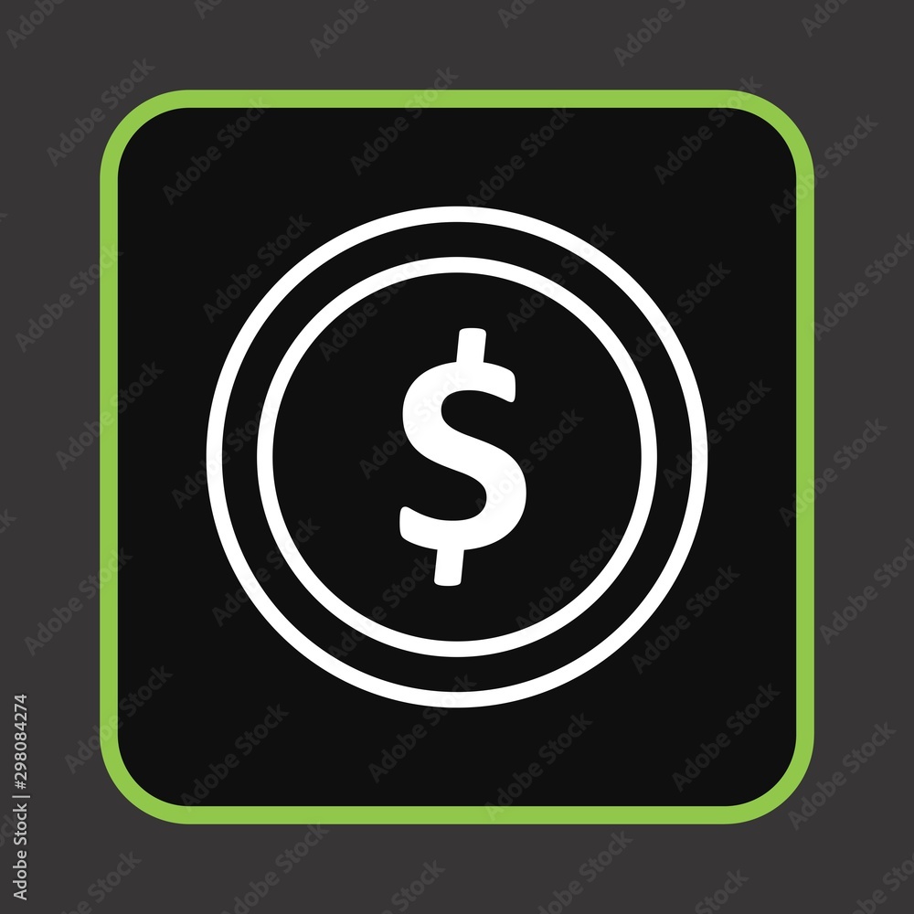 Dollor Coin Icon For Your Design,websites and projects. Dollor Coin Icon For Your Design,websites and projects.